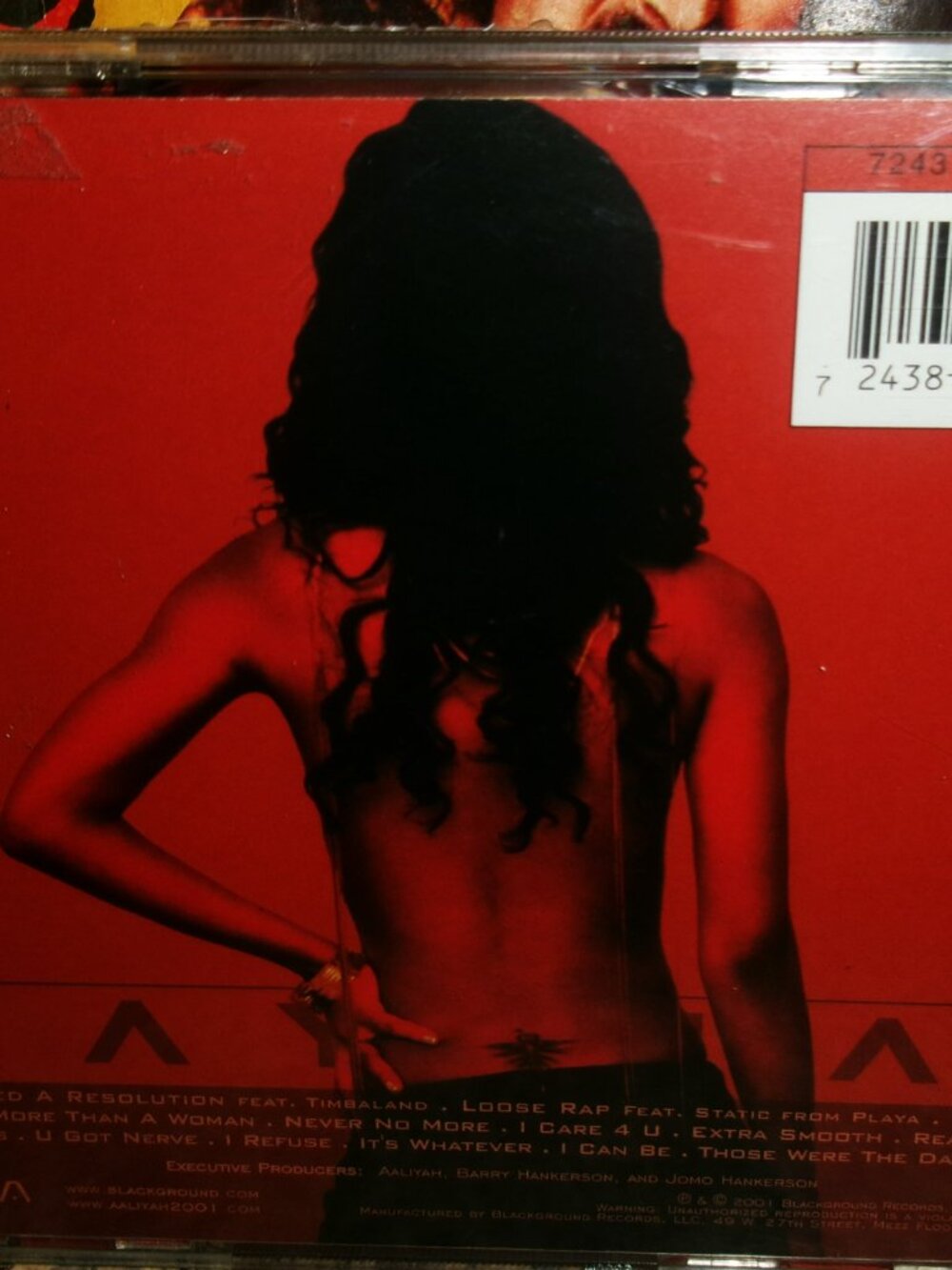 aaliyah self titled 2001 cd - brooklyn ny urban pop r&b queen - Picture 3 of 3